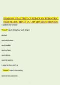 Shadow Health Focused Exam&colon; Pediatric Traumatic Brain Injury Results &lpar;2025&sol;2026&rpar; &vert; Damien Brooks TBI Assessment &vert; Verified Patient Findings & HPI &vert; Grade A&plus; Prep
