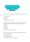 GI Qbank NUR 631 EXAM LATEST QUESTIONS AND VERIFIED CORRECT ANSWERS&period;