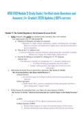 WGU D80 Module 5 Study Guide &vert; Verified study Questions and Answers &vert; A&plus; Graded &vert; 2026 Updates &vert; 100&percnt; correct