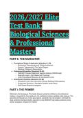 2026&sol;2027 Elite Biology & Biochemistry Test Bank &vert; Campbell Biology in Focus &lpar;4th Edition&rpar; & Lehninger Principles of Biochemistry