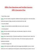 DBIA Test 2026 &vert; Complete Questions and Guide Answers&comma; 100&percnt; Verified Graded A&plus;