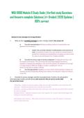 WGU D080 Module 8 Study Guide &vert; Verified study Questions and Answers complete Solutions &vert; A&plus; Graded &vert; 2026 Updates &vert; 100&percnt; correct
