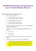 WGU D080 Module 10 Study Guide &vert; Actual Study Questions and Answers &vert; A&plus; Graded &vert; 2026 Updates &vert; 100&percnt; correct