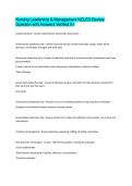 Nursing Leadership & Management NCLEX Review Question with Answers Verified A&plus;