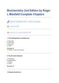 Biochemistry 2nd Edition by Roger L Miesfeld Complete Chapters&period;pdf
