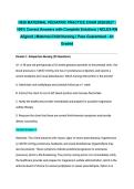 HESI MATERNAL PEDIATRIC PRACTICE EXAM 2026&sol;2027 &vert; 100&percnt; Correct Answers with Complete Solutions &vert; NCLEX-RN Aligned &vert; Maternal-Child Nursing &vert; Pass Guaranteed - A&plus; Graded