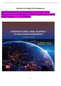 Solution Manual for Operations and Supply Chain Management&comma; 17th Edition by F&period; Robert Jacobs & Richard B&period; Chase &vert; Chapters 1-22 &vert; Verified Step-by-Step Solutions &vert; Process Analysis&comma; Lean Six Sigma&comma; Inventory Management&comma; Supply Chain Strategy &vert; APICS CSCP 