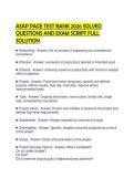 ASAP PACE TEST BANK 2026 SOLVED QUESTIONS AND EXAM SCRIPT FULL SOLUTION