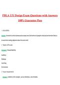 FBLA UX Design Exam 2026 &vert; Complete Questions and Guide Answers&comma; 100&percnt; Verified Graded A&plus;