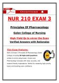 Galen NUR 210 Exam 3 - Pharmacology &lpar;2026&rpar; Actual Questions & Answers &lpar;PDF&rpar;