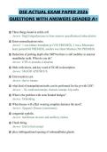 DSE ACTUAL EXAM PAPER 2026 QUESTIONS WITH ANSWERS GRADED A&plus;