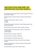 ASAP PACE ACTUAL EXAM SCRIPT 2026 QUESTIONS WITH SOLUTIONS GRADED A&plus;