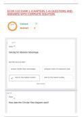 ECON 110 EXAM 1 &lpar;CHAPTERS 1-4&rpar; QUESTIONS AND ANSWERS WITH COMPLETE SOLUTION&period;