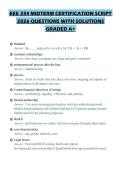 EEE 334 MIDTERM CERTIFICATION SCRIPT 2026 QUESTIONS WITH SOLUTIONS GRADED A&plus;