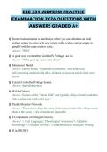 EEE 334 MIDTERM PRACTICE EXAMINATION 2026 QUESTIONS WITH ANSWERS GRADED A&plus;