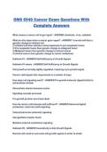 GMS 6540 Cancer Exam Questions With Complete Answers