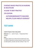 2026 NGN NCLEX Test Bank for Evidence-Based Practice in Nursing & Healthcare 5th Edition by Melnyk &vert; MCQs Rationales Clinical Judgment