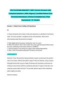 CPCT&sol;A EXAM 2026&sol;2027 &vert; 100&percnt; Correct Answers with Complete Solutions &vert; NHA Aligned &vert; Certified Patient Care Technician&sol;Assistant &vert; Clinical Competencies &vert; Pass Guaranteed - A&plus; Graded