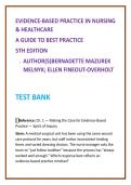 2026 NGN NCLEX Test Bank for Evidence-Based Practice in Nursing & Healthcare 5th Edition by Melnyk &vert; MCQs Rationales Clinical Judgment