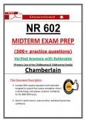 NR 602 &vert; Chamberlain PCP Childbearing &ndash; Actual Q&A &lpar;PDF&rpar; &ndash; Complete Exam Bundle 