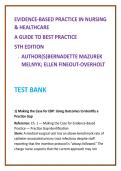 2026 NGN NCLEX Test Bank for Evidence-Based Practice in Nursing & Healthcare 5th Edition by Melnyk &vert; MCQs & Rationales