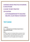 2026 NGN NCLEX Test Bank for Evidence-Based Practice in Nursing & Healthcare 5th Edition by Melnyk &vert; MCQs Rationales Clinical Judgment