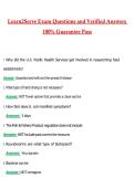 Learn2Serve Exam 2026 &vert; Complete Questions and Guide Answers&comma; 100&percnt; Verified Graded A&plus;