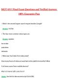 MGT 6311 Final Exam 2026 &vert; Complete Questions and Guide Answers&comma; 100&percnt; Verified Graded A&plus;