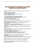 ASNT IRRSP PRACTICE TEST QUESTIONS AND CORRECT ANSWERS 100&percnt; VERIFIED 2026-2027&excl;&excl;