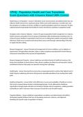 CPHQ - Population Health and Care Transitions Exam Questions with Answers Rated 100&percnt; Correct