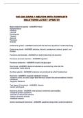 BIO 226 EXAM 1-MELTON WITH COMPLETE SOLUTIONS LATEST UPDATE&excl;&excl;