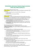 NUR 502 Study Guide&colon; Review Topics for Chapter 1 & 2&vert;2026 Latest Update with Complete Solution-STU