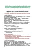 NUR 502 Advanced Pathophysiology Study Guide&colon; Review Topics for Chapter 11 & 12 &vert;2026 Latest Update with Complete Solution-STU