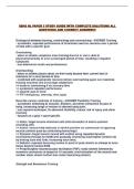 SEHS HL PAPER 3 STUDY GUIDE WITH COMPLETE SOLUTIONS ALL QUESTIONS AND CORRECT ANSWERS&excl;&excl;