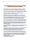 AHIP - DISCRIMINATION&comma; FRAUD&comma; WASTE&comma; & ABUSE &ndash; 2026 UPDATE WITH COMPLETE SOLUTIONS 100&percnt; VERIFIED&excl;&excl;