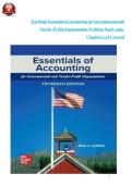 Essentials of Accounting for Governmental and Not-for-Profit Organizations &lpar;15th Edition&rpar; by Paul Copley &ndash; Chapters 1&ndash;14 &ndash; Comprehensive Summary