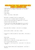 APEA Practice Test Questions with Correct Answers & Rationales 2026 &vert; NP Predictor Prep &vert; 3P Exam Review &lpar;Pathophysiology&comma; Pharmacology&comma; Physical Assessment&rpar;