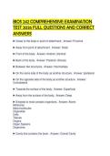 BIOS 242 COMPREHENSIVE EXAMINATION TEST 2026 FULL QUESTIONS AND CORRECT ANSWERS