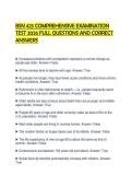 BSN 425 COMPREHENSIVE EXAMINATION TEST 2026 FULL QUESTIONS AND CORRECT ANSWERS