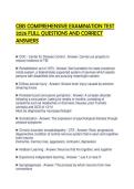 CBIS COMPREHENSIVE EXAMINATION TEST 2026 FULL QUESTIONS AND CORRECT ANSWERS