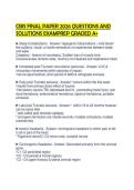 CBIS FINAL PAPER 2026 QUESTIONS AND SOLUTIONS EXAMPREP GRADED A&plus;