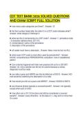 CDT TEST BANK 2026 SOLVED QUESTIONS AND EXAM SCRIPT FULL SOLUTION