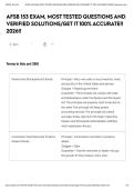AFSB 153 EXAM&comma; MOST TESTED QUESTIONS AND VERIFIED SOLUTIONS&sol;GET IT 100&percnt; ACCURATE&excl;&excl; 2026&excl;&excl;