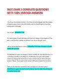SUST EXAM 3 COMPLETE QUESTIONS WITH 100&percnt; VERIFIED ANSWERS