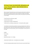 FCS Praxis Practice Test &lpar;5122&rpar; With 120 Questions and answers Newest RATED A&plus; NEW EDITION RATED A&plus; 100&percnt; APPROVED