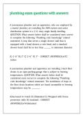 plumbing exam questions with answers &comma;