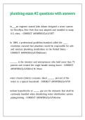 plumbing exam -2 questions with answers&period;