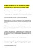 FES written exam&sol; FES Exam Questions and answers Newest RATED A&plus; 100&percnt; VERIFIED CORRECT NEW&excl;&excl;