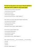 FF1 IFO Final Questions and answers Newest RATED A&plus; 2025&sol;2026 WITH COMPLETE SOLUTION NEW&excl;&excl;