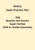 Notary Exam Practice Test Questions & Answers 2026 &vert; Notary Public Mock Test PDF
